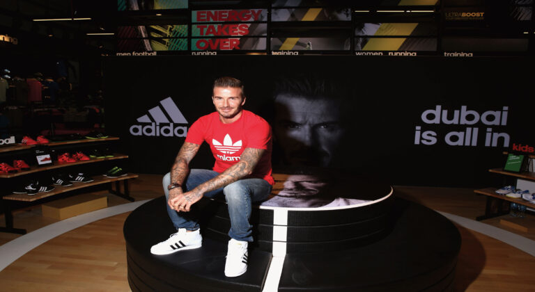 DAVID BECKHAM and ADIDAS DUBAI