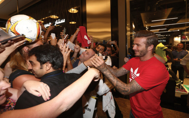 DAVID BECKHAM and ADIDAS