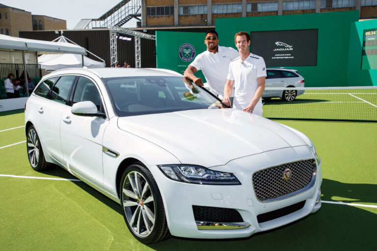 ANDY MURRAY SERVES UP NEW JAGUAR XF SPORTBRAKE